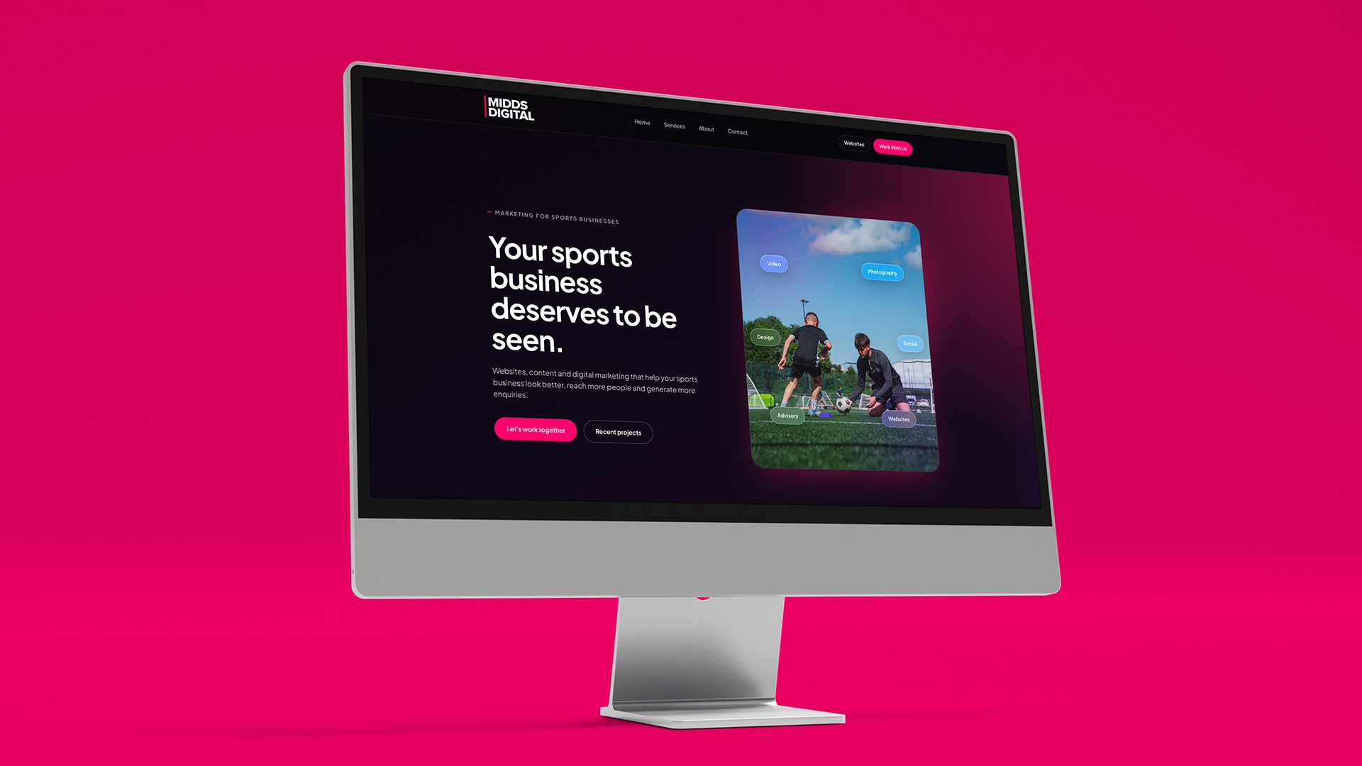 MiddsDigital website screenshot