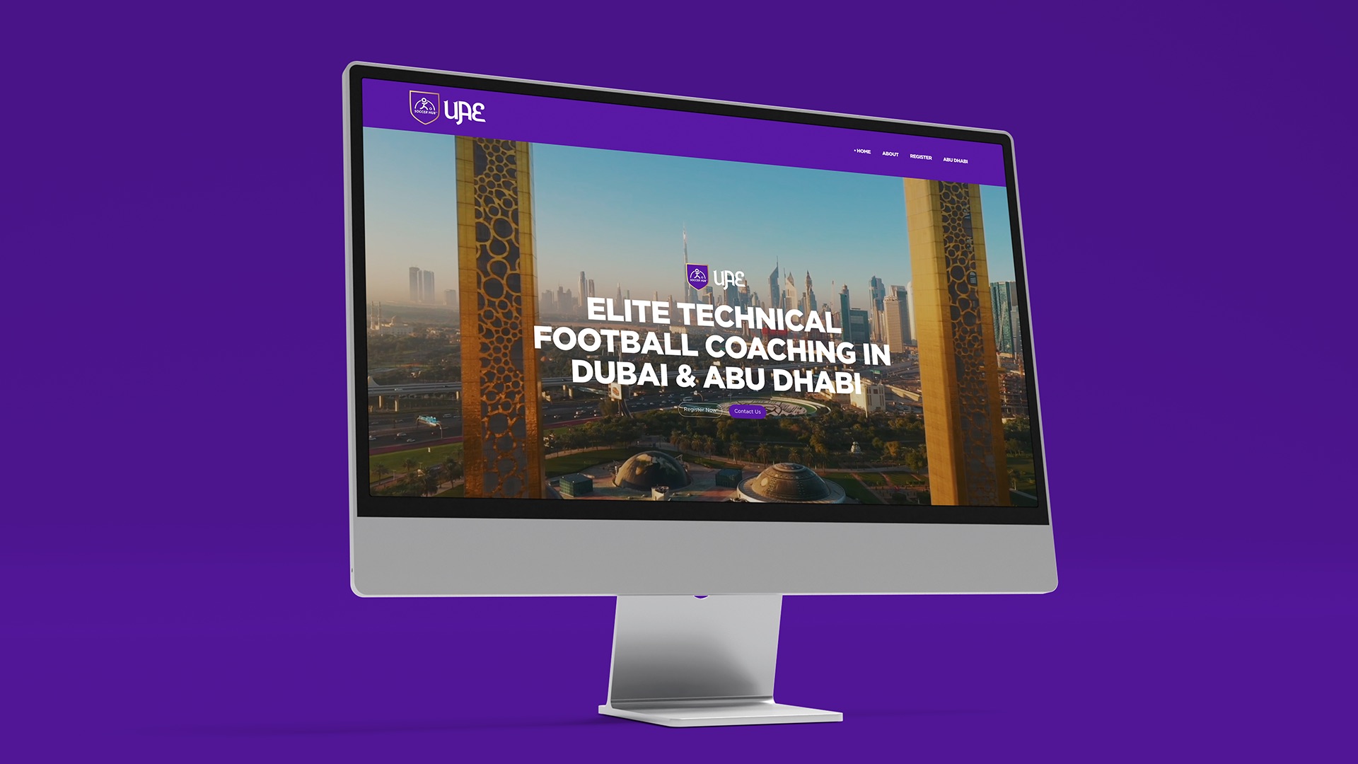 Soccer Hub UAE website screenshot